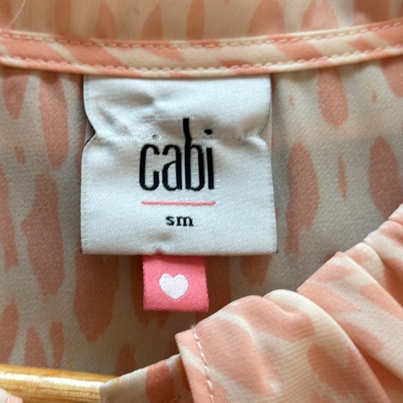 Cabi Ombre Peter Pan Collar Love Top Wm Small Buttondown Artsy Multicolor Twee - Picture 5 of 10